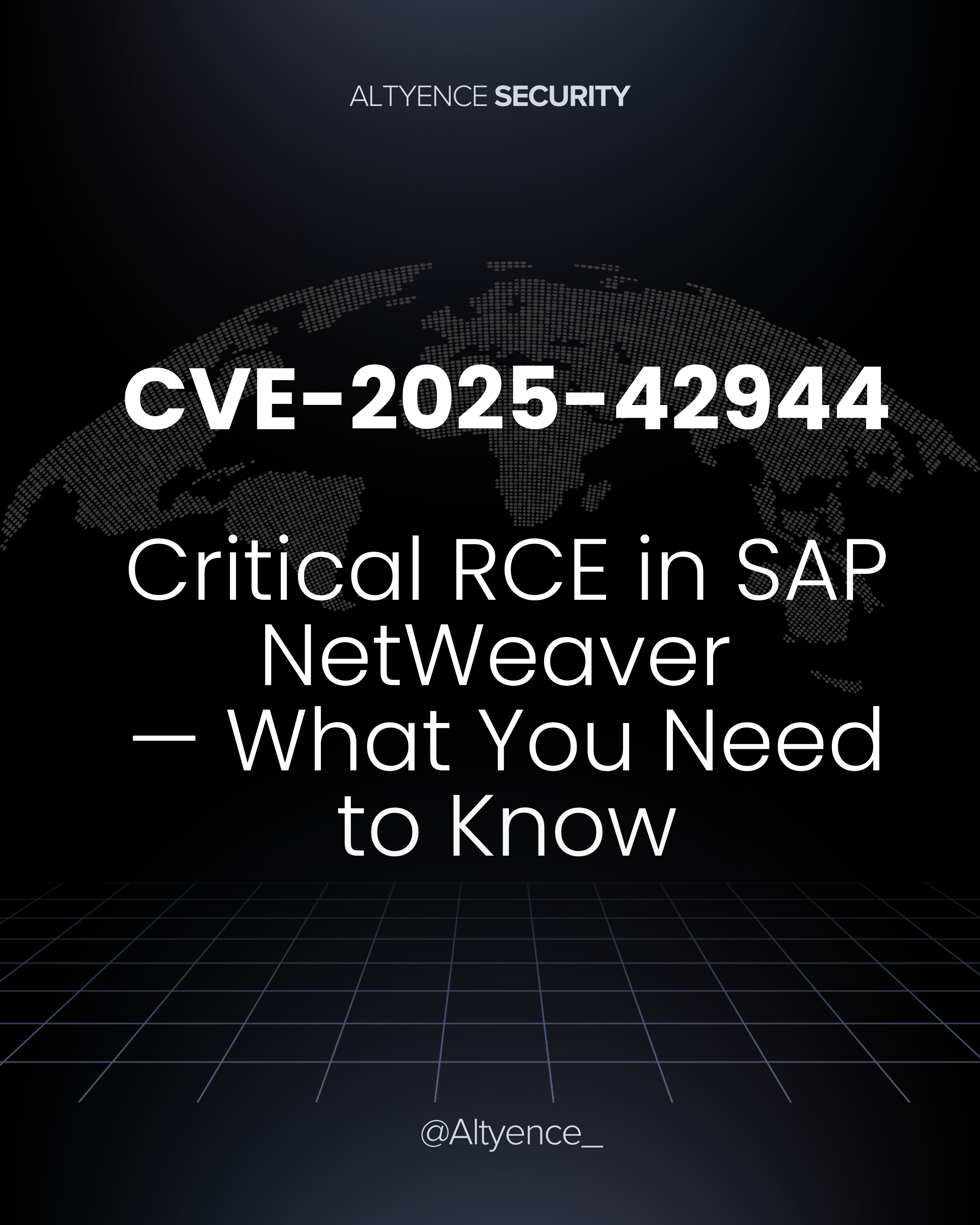 CVE-2025-42944 - SAP NetWeaver AS Java (RMI-P4)
